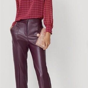 Women's Burgundy Pants